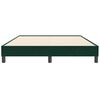 vidaXL Boxspring zonder matras fluweel donkergroen 160x210 cm