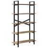 vidaXL Boekenkast 5-laags 100 x 33,5 x 178 cm Bewerkt hout