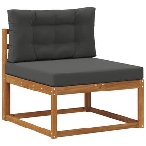 vidaXL Buiten Midden Sofa Naturel