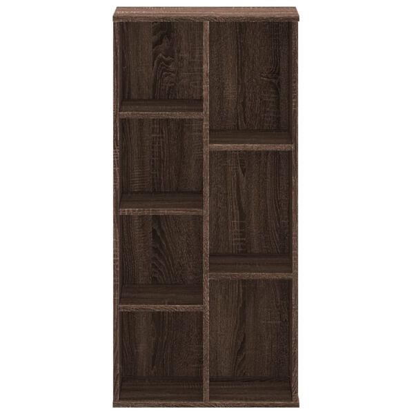 vidaXL Boekenkast 50x25x105 cm bewerkt hout bruin eikenkleurig