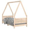 vidaXL Kinderbedframe 80x160 cm massief grenenhout