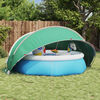 vidaXL Pooldome Blauw 336 x 322 x 160 cm 185T polyester met PU-coating