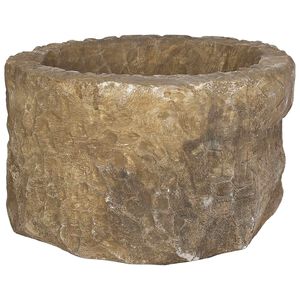 vidaXL Plantenbak Verouderd steen &Oslash; 35 x 20 cm Kalksteen