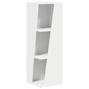 vidaXL Zijplank 33 x 32 x 100,5 cm Bewerkt hout Wit