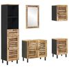 vidaXL Badkamerkastenset 5 st Naturel 38 x 33 x 160 cm