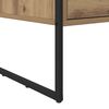 vidaXL Salontafel Ambachtelijk eiken 100 x 46 x 40 cm Bewerkt hout