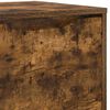 vidaXL Badkamer Kast Gerookt eiken 40,5 x 40 x 44 cm Bewerkt hout
