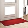 vidaXL Deurmat Rood en Zwart 90 x 150 cm 100% Polyamide