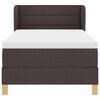 vidaXL Boxspringbed met matras Donkerbruin 80 x 200 cm Stof