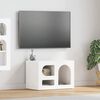 vidaXL TV-kast Wit 60 x 35 x 40 cm Bewerkt hout