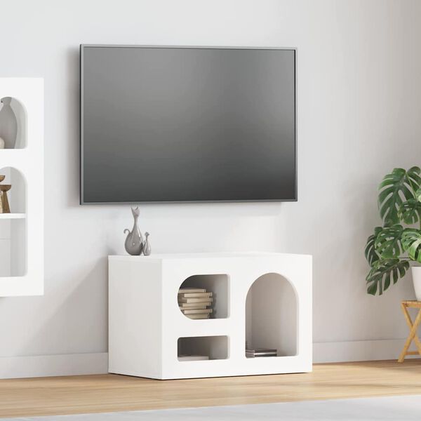 vidaXL TV-kast Wit 60 x 35 x 40 cm Bewerkt hout