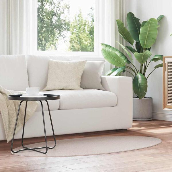 vidaXL Tapijt HUARTE Zand 150 x 80 cm 100% Polyester