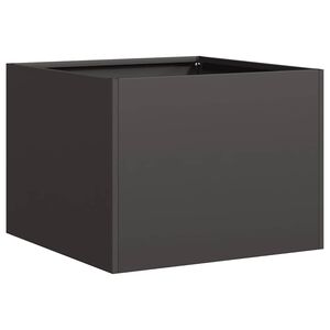 vidaXL Plantenbak 40x40x30 cm staal zwart