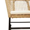 vidaXL 7-delige Tuinset met kussens poly rattan glas bruin