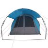 vidaXL Tunneltent met dak met opslag Blauw en Grijs 740 x 370 x 220 cm