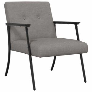 vidaXL Fauteuil Taupe Stof