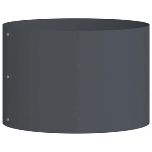 vidaXL Plantenring Antraciet 30 x 30 x 20 cm Koudgewalst staal