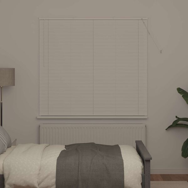 vidaXL Venetiaanse Blind Verstelbaar Wit 150 x 160 cm PVC