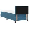 vidaXL Boxspringbed met matras Donkerblauw 80 x 200 cm Fluweel