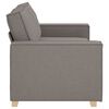 vidaXL 2-zitsbank Taupe 180x78x84 cm Stof