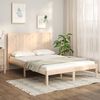 vidaXL Bedframe zonder matras massief grenenhout 135x190 cm