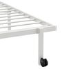 vidaXL Bedframe zonder matras opvouwbaar 90x200 cm staal wit