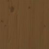 vidaXL Bedframe massief hout honingbruin 200x200 cm
