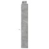 vidaXL Hoofdbordkast met LED-verlichting 220x16,5x103,5 cm betongrijs