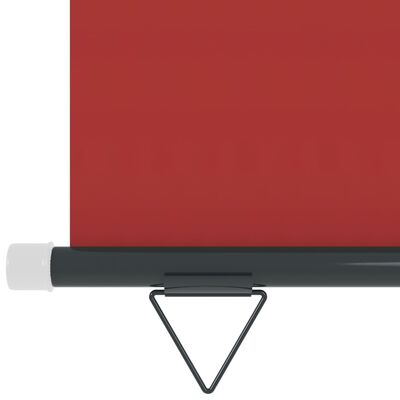 vidaXL Balkonscherm 117x250 cm rood