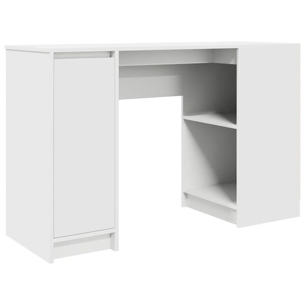 vidaXL Bureau 120x42x76 cm spaanplaat wit