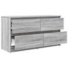vidaXL Tv-meubel 100x35x54 cm bewerkt hout grijs sonoma eikenkleurig