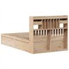 vidaXL Bedframe zonder matras massief grenenhout 135x190 cm