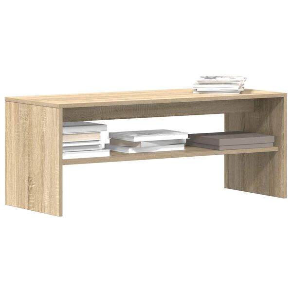 vidaXL Tv-meubel 100x40x40 cm bewerkt hout sonoma eikenkleurig