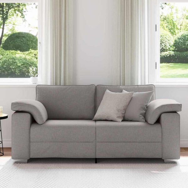 vidaXL Bank Taupe 180 x 77 x 82 cm Stof