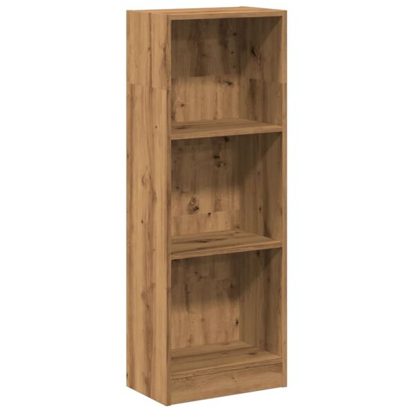 vidaXL Boekenkast 40x24x109 cm bewerkt hout artisanaal eikenkleurig