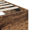 vidaXL Ottoman Bedframe Oudhout 75,5 x 190 cm Geconstrueerd hout