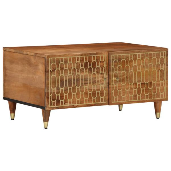 vidaXL Salontafel 80x50x40 cm massief mangohout