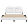 vidaXL Bedframe "Viana" zonder matras kunstleer wit 120x200 cm