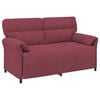 vidaXL Bank 100% polyester metalen frame MDF, Multiplex