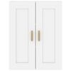 vidaXL Wandkast 69,5x32,5x90 cm bewerkt hout wit