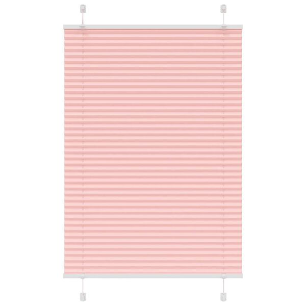 vidaXL Pliss&eacute; rolgordijn 100x150 cm stofbreedte 99,4cm polyester roze