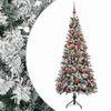vidaXL Kunstkerstboom met kerstbal 120 cm 150 LED's Warmwit