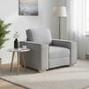 vidaXL Sofa Stoel Wolk Grijs 100x78x84 cm Stof