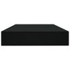 vidaXL Wandschappen 4 st 100x10x1,5 cm spaanplaat zwart