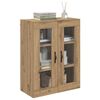 vidaXL Wandkast Artisan Eiken 69,5 x 34 x 90 cm