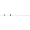 vidaXL Ophangset voor minischuifdeur 152 cm koolstofstaal