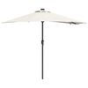 vidaXL Tuinparasol Zand 294 x 150 x 223 cm Polyester en staal