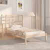 vidaXL Bedframe massief hout 90x190 cm