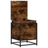 vidaXL Opbergbox met deksel 40x40x51,5 cm bewerkt hout gerookt eiken