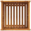 vidaXL Plantenbak met voering 50x50x50 cm massief acaciahout